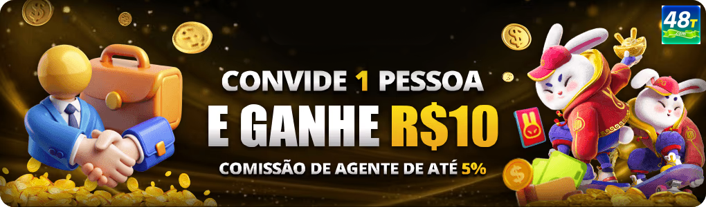 48t — banner com destaque de odds e cashback, com composição limpa, pensado para sugerir próximo passo na jornada.